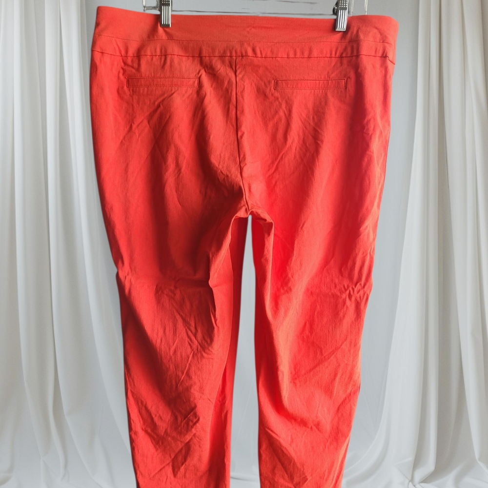 Size 16 Zac & Rachel Bold Orange Pants - Picture 3 of 3